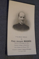 Guerre 40-45,le Père Jacques Magnée,né à Verviers 1903,mort Au Camp De Dachau En 1942 - Overlijden