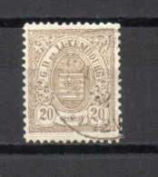 LUXEMBOURG    N° 44    OBLITERE   COTE 22.50€   ARMOIRIE - 1859-1880 Stemmi