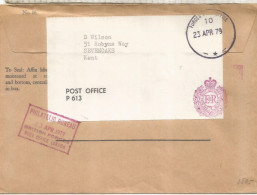 REINO UNIDO 1979 BRITISH FORCES POSTAL SERVICE ROYAL ENGINEERS - Brieven En Documenten