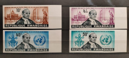 Rwanda - 144/147 - Pape ONU - Non Dentelé - Ongetand - Imperforated - 1966 - MNH - Nuovi
