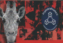 Liechtenstein 2023 NR 5 GIRAPHE GIRAFFE GIRAFE VIOLET PURPLE LILA VIOLA PÚRPURA CRYPTOSTAMP KRYPTOBRIEFMARKE Nft - Giraffe