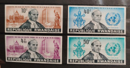 Rwanda - 144/147 - Pape ONU - Non Dentelé - Ongetand - Imperforated - 1966 - MNH - Unused Stamps