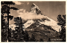 SWITZERLAND ZURICH KILCHBERG Wehrliverlag Alps Matterhorn Mountain Mist View Vintage Postcard REAL PHOTO - Kilchberg