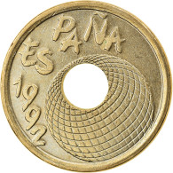 Monnaie, Espagne, Juan Carlos I, 25 Pesetas, 1992, Madrid, SUP, Aluminum-Bronze - 25 Peseta