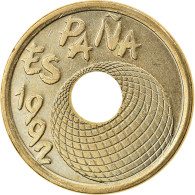 Monnaie, Espagne, Juan Carlos I, 25 Pesetas, 1992, Madrid, SUP, Aluminum-Bronze - 25 Pesetas