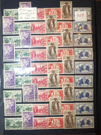 France Colonies Collection Expo Inter Paris C René Caillé Neufs 1937/1939 Lot 367 Côte + 320 Euros - Colecciones