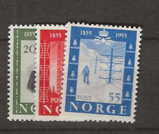 1954 MNH Norway Mi 387-89 Postfris** - Unused Stamps