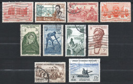 Afrique Occidentale Française (1934-1959) Ex-colonie Française - 10 Timbres Différents - Usati