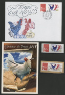 VIGNETTE PERSONNALISEE N° 3729A POULET DE BRESSE 2004 Trois Exemplaires Voir Description - Unused Stamps