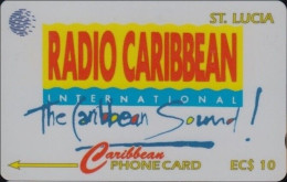 Saint Lucia - GPT, STL-15B, 15CSLB, Radio Caribbean International, 10 EC$, 9,848ex, 1994, Used - Sainte Lucie