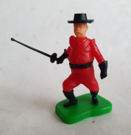 RARE FIGURINE ZORRO Pas KINDER Montable CRIK CROK 1998 Complet SERGENT GARCIA - Montabili