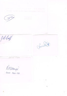 JEUX OLYMPIQUES - AUTOGRAPHES DE MEDAILLES OLYMPIQUES - CONCURRENTS DE NOUVELLE ZELANDE - - Authographs