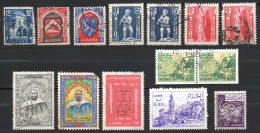 Algérie (ex-colonie Française) Et Algérie Indépendante - 14 Timbres - Divers - Usati