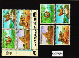 RADXW/84 VEREINTE NATIONEN NEW YORK 2002 Michl  890/93 ZD VIERERBLOCK + SATZ ** Postfrisch SIEHE ABBILDUNG - Unused Stamps