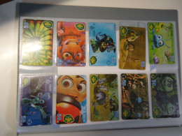 THAILAND USED CARDS OLD MAGNETIC SET 10 DISNEY BUGS  FIFE - Disney