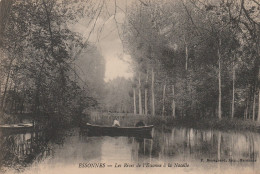 ESSONNES LES RIVES DE L'ESSONNE A LA NACELLE 1917 TBE - Essonnes