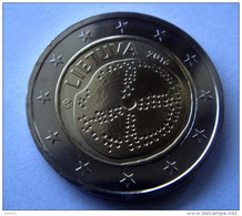 2016  Lithuania  2 EURO "Baltic Culture"  Coin Gedenkmünze  ,munze  FROM MINT ROLL UNC - Lituania