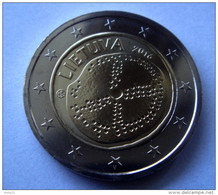 2016  Lithuania  2 EURO "Baltic Culture"  Coin Gedenkmünze  ,munze  FROM MINT ROLL UNC - Lituanie