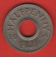 FIJI - 1/2 PENNY 1954 - Fidji
