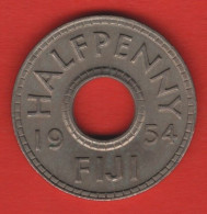 FIJI - 1/2 PENNY 1954 - Fidschi