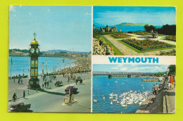 WEYMOUTH Jubilee Clock Old Castle Gardens The Swans Voitures Cars Ford Anglia ? VOIR ZOOM Belle Horloge VOIR DOS - Weymouth