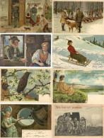 Mailick, Alfred - Kleine Sammlung Von Ca. 250 Künstler-Ansichtskarten Sign. Mailick - Nur Motive, Sehr Vielseitig - Eini - 500 CP Min.
