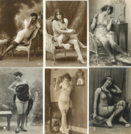 Erotik Lot Mit 100 Ansichtskarten, Frauen In Dessous, Unterwäsche, Vor 1945 I-II Erotisme Femmes - 500 Postcards Min.