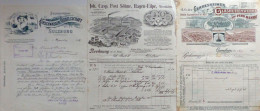 Firmenrechnungen Mit Briefkopf über 100 Stk. Meist Um 1900 II - 500 CP Min.