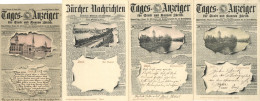 Zeitung Sammlung Im Album Mit über 230 Ansichtskarten I-II Journal - 500 Postcards Min.