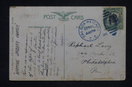 PANAMA - Affranchissement De Balboa Sur Carte Postale Pour Philadelphia En 1919 - L 148955 - Panama