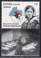 2023-ED. 5662 - Sanidad. Pioneras De La Sanidad. Florence Nightingale.- USADO - Oblitérés