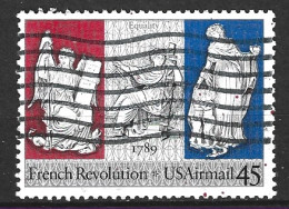 USA. PA 114 De 1989 Oblitéré. Bicentenaire De La Révolution. - Rivoluzione Francese