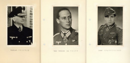 Ritterkreuzträger Lot Mit 100 Foto-Abzügen Von Seltenen Original-Fotos. Die Fotos Sind Meist Im Format 9x13cm Und Wurden - Autres & Non Classés