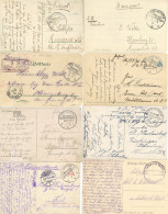 Marineschiffspost MSP Kaiserliche Marine Lot Mit Ca. 120 Postkarten Und Briefen. Schiffe Teils Schon Bestimmt I-II Batea - Altri & Non Classificati