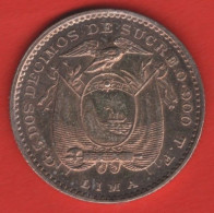 ECUADOR - 1 DECIMO 1894 -SILVER- - Ecuador