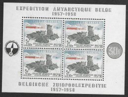 BELGIQUE 1957 BLOC 31** - "EXPEDITION ANTARTIQUE BELGE" - 1924-1960