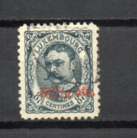 LUXEMBOURG    N° 86    OBLITERE   COTE 2.00€   GUILLAME IV  SURCHARGE - 1906 Guillaume IV