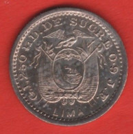 ECUADOR - 1/2 DECIMO 1897 -SILVER- - Equateur