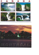 Lot De 15 Cartes Postales De Grand Format Sur Le CANADA: MONTREAL, VANCOUVER, NIAGARA FALLS, OTTAWA, CHUTES D'EAU... - Sammlungen & Sammellose