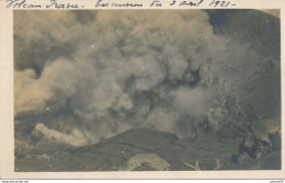 COSTA RICA - Carte-Photo : Volcan IRAZU (3 Avril 1921) - Costa Rica