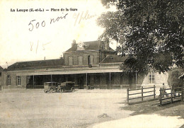 France (28) Eure Et Loire - La Loupe -  Place De La Gare - La Loupe