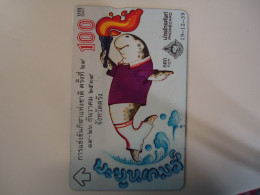 THAILAND USED CARDS  OLD MAGNETIC MASCOTS SPORTS - Sport