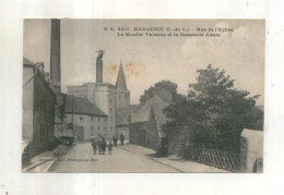 2317. Marquise, Rue De L'Eglise, Le Moulin Taverne Et La Brasserie Adam - Marquise