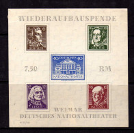 Allemagne - Emissions Locales - Thüringen -Weimar - 1946 - BF Reconstruction Theatre Nationale - ND - Neuf Sans Gomme - Ungebraucht