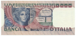 50000 LIRE BANCA D'ITALIA VOLTO DI DONNA 02/11/1982 FDS-/FDS - Altri & Non Classificati