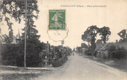 CPA 60 FOUILLOY RUE PRINCIPALE - Other & Unclassified