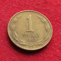 Chile 1 Peso 1985 KM# 216.1 *V0T  Chili - Cile