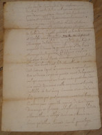 Manuscrit à Dechifrer , Commune De BELLEYDOUX, Quittance - 1721 ........... ACT-10 - Manuscrits