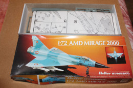 Maquette Avion Dassault Mirage 2000 Au 1/72 - Fabrication Heller-Humbrol - Complet - Vliegtuigen