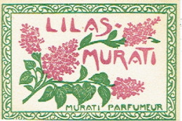 Carte Parfum LILAS De MURATI - Antiguas (hasta 1960)